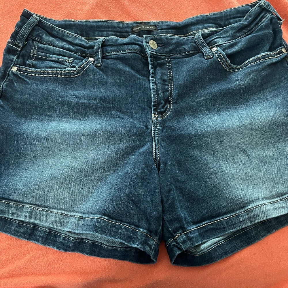 Silver Jeans Women's Blue Denim Shorts
